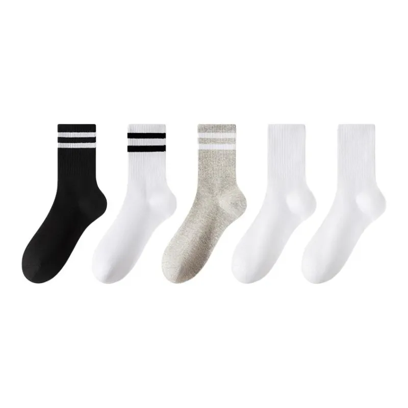Urban Beauty Mid-Calf Socks Unisex 5 Pack-10