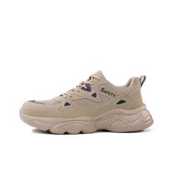 Blue Gull Shield Wear Resistant Impact Resistant Lightweight Low Top Outdoor Shoes Unisex Khaki