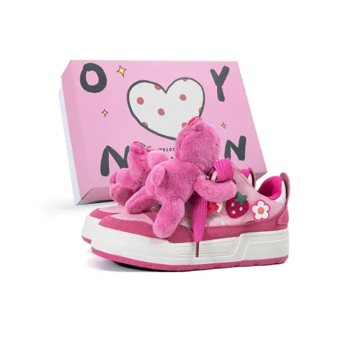 OYNN Young Baby Series Skateboard Shoes Women
s Low Top Pink