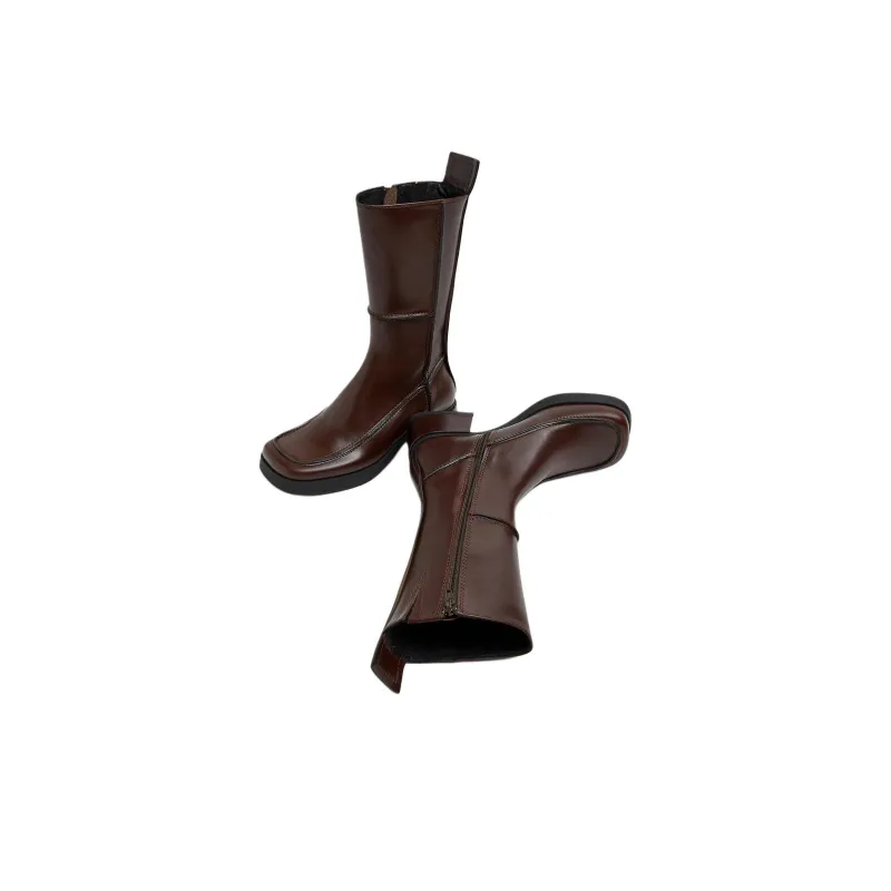 MIISTA Alzira Ankle Boots Women's Brown-2