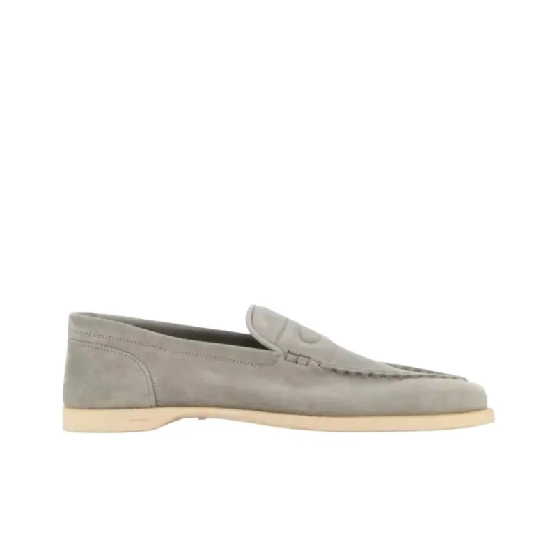 JOHN LOBB Loafers Men Gray-1