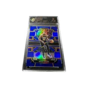 PANINI Suns Kevin Durant KD Holographic Card Blue Fold RPA High Score Player Card Rare Card Graded Cards 1 Pc