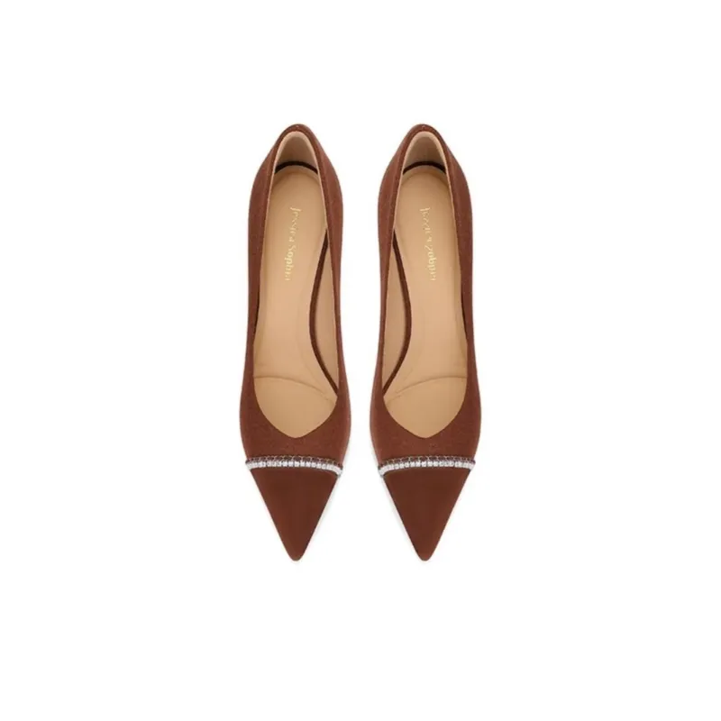 JESSICA SOPHIA Slim Heel High Heels 7cm Women's-5