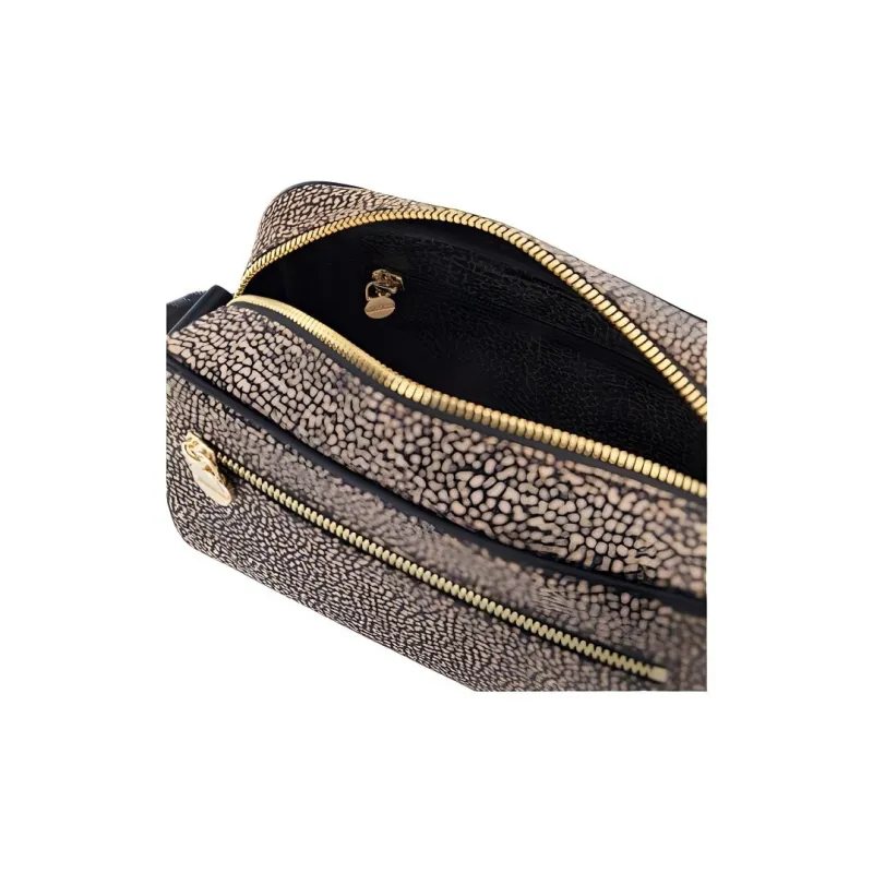 BORBONESE Zipped Small Camera Bag-3