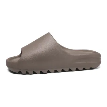 Le Drag Slippers Chocolate/Black Ecru/Desert Green