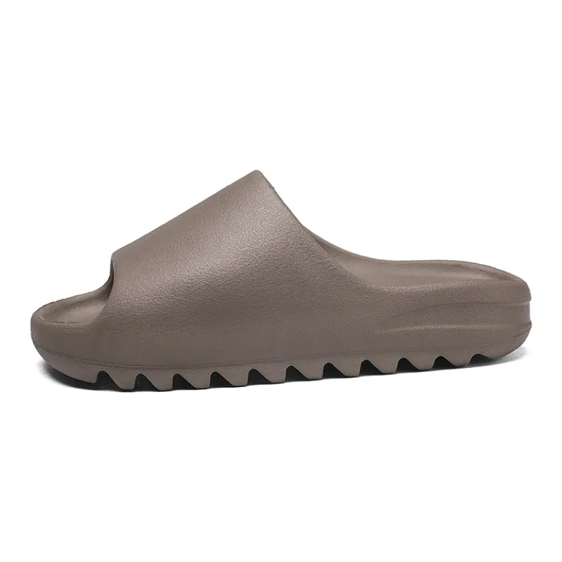 Le Drag Slippers Chocolate/Black Ecru/Desert Green-0
