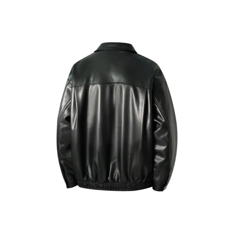 David Bakken Leather Jacket Unisex Black-1