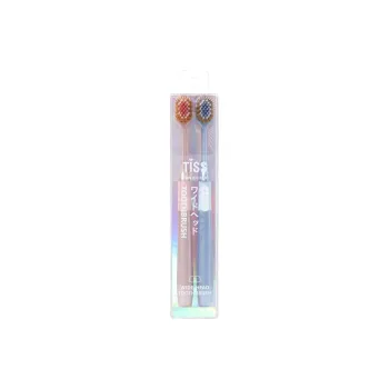 CHENYISHENG Japanese Dazzling Color Spiral Hair Wide Head Adults Home Use Couple Soft Hair Toothbrush