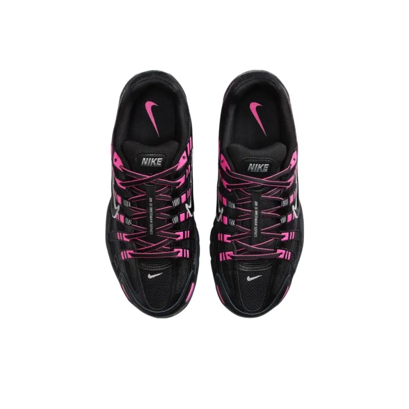 Nike P 6000 Pink Blast Metallic Silver Black Women's-3