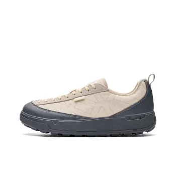 Kappa Keeper Anti Slip Wear Resistant Low Top Skateboard Shoes Unisex White Gray