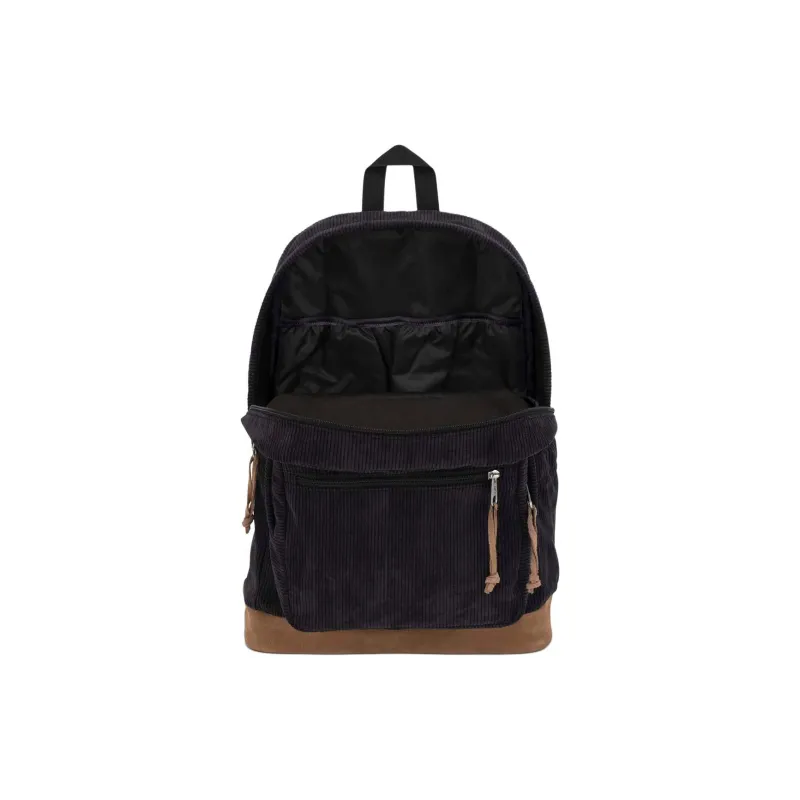 JanSport Fabric Backpack Unisex Black-6