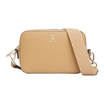 Tommy Hilfiger Polyester Camera Bag, Crossbody Bag, Shoulder Bag Women's Beige