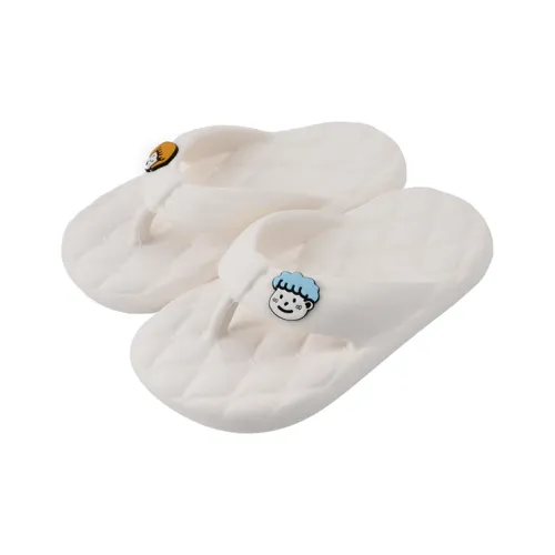 Thin Strips Slippers Women's, Ivory