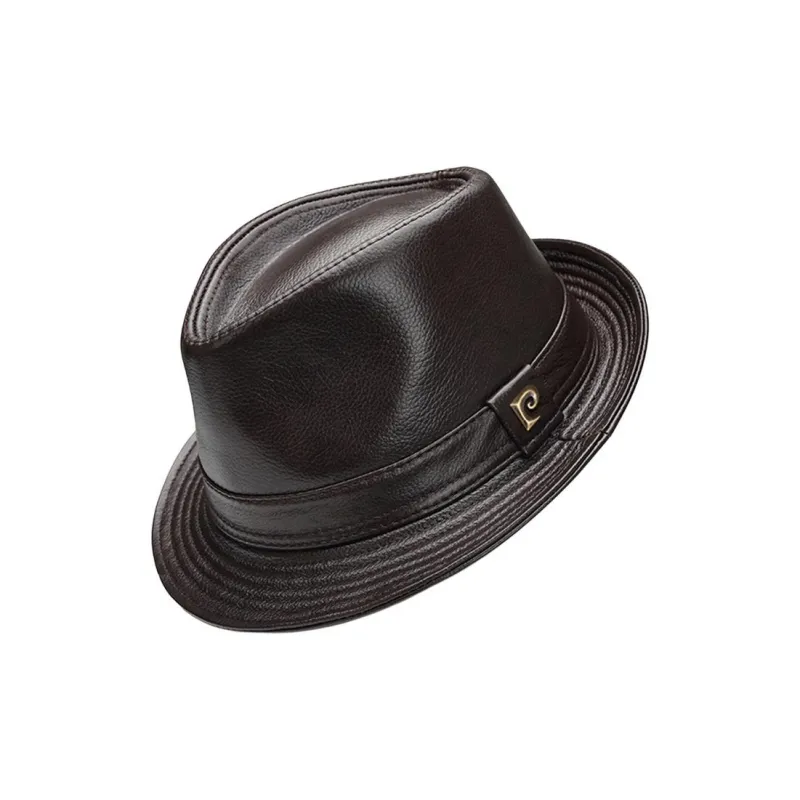PIERRE CARDIN Cow Leather Top Hats Men's-5