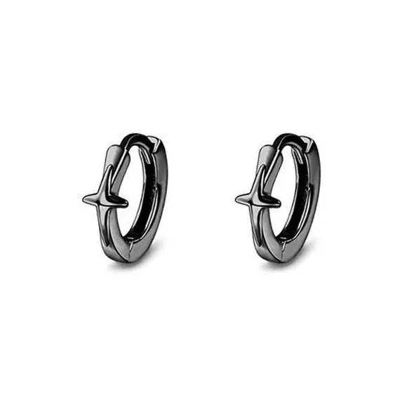 GUDUD S925 Silver Earrings Women's-4