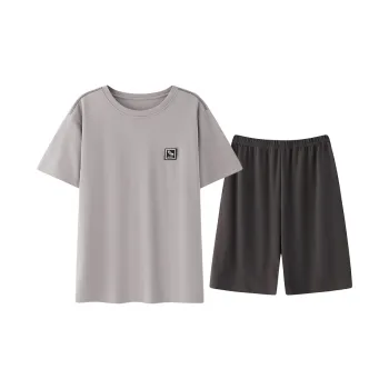 FENTENGCARE Pajama Set Men's Gray