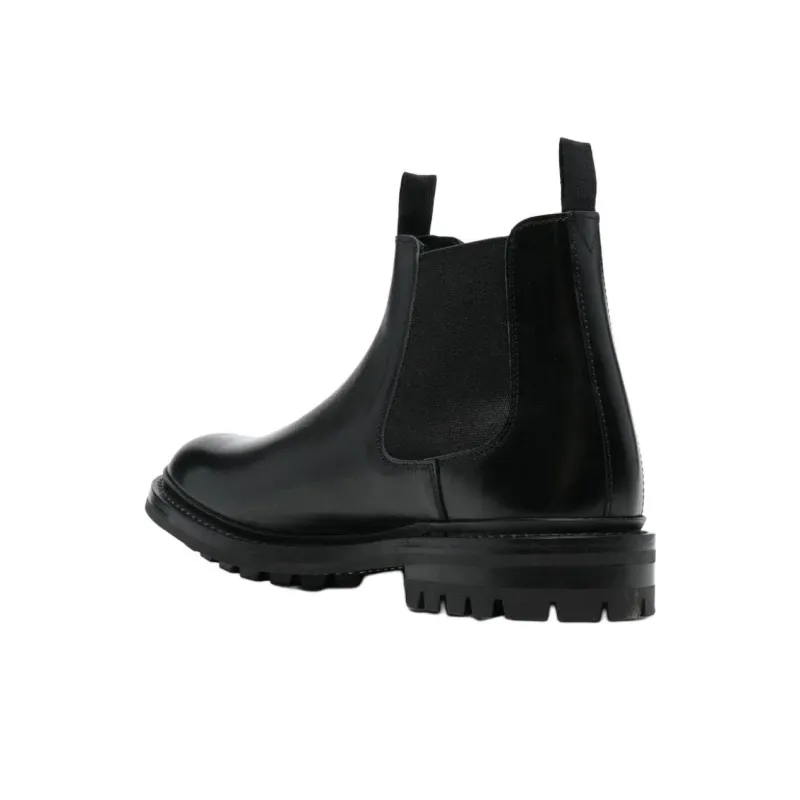 Tricker's Short Chelsea Boots Men's Black-3