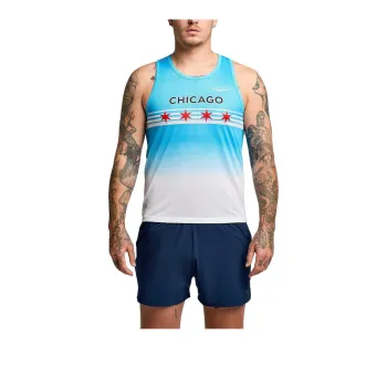 Saucony Stopwatch Tank Tops Men's Blue White