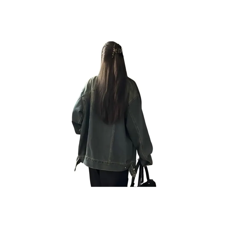 XIAOJUCHUANLI Denim Jacket Unisex-0