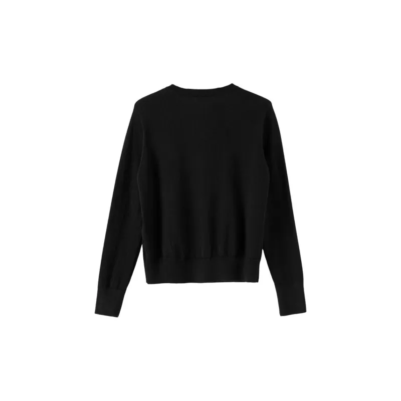 Late White Knitwear Women's Black-2