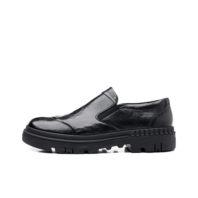 JIETEGONGYANG Casual Shoes Men's Black-0