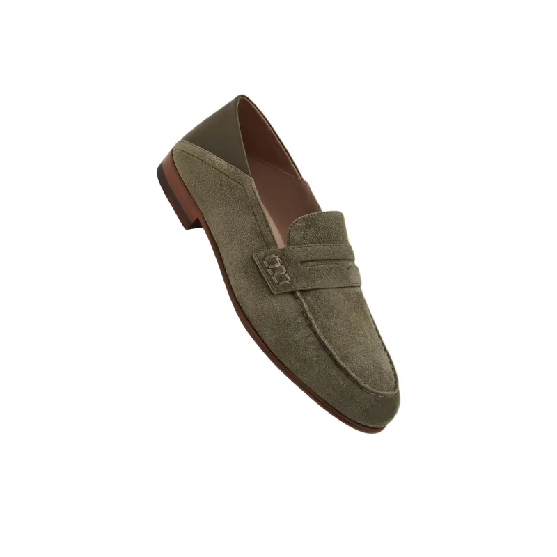 MANOLO BLAHNIK PLYMOUTH Loafers Men's Green-2