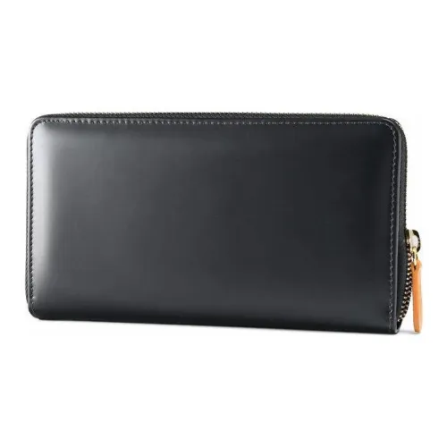 ETTINGER Leather Wallet Men's Black & Yellow