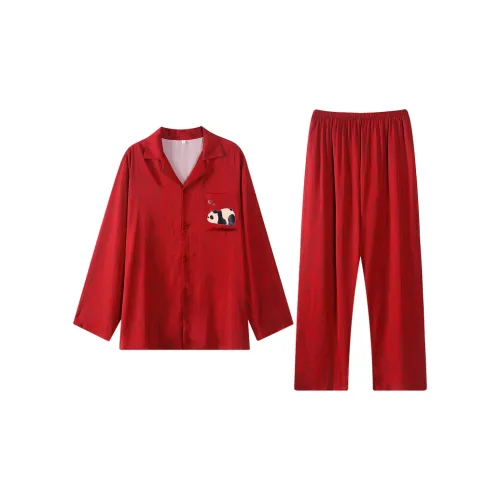 Jovini Pajama Set Women's Gift Box Set Red