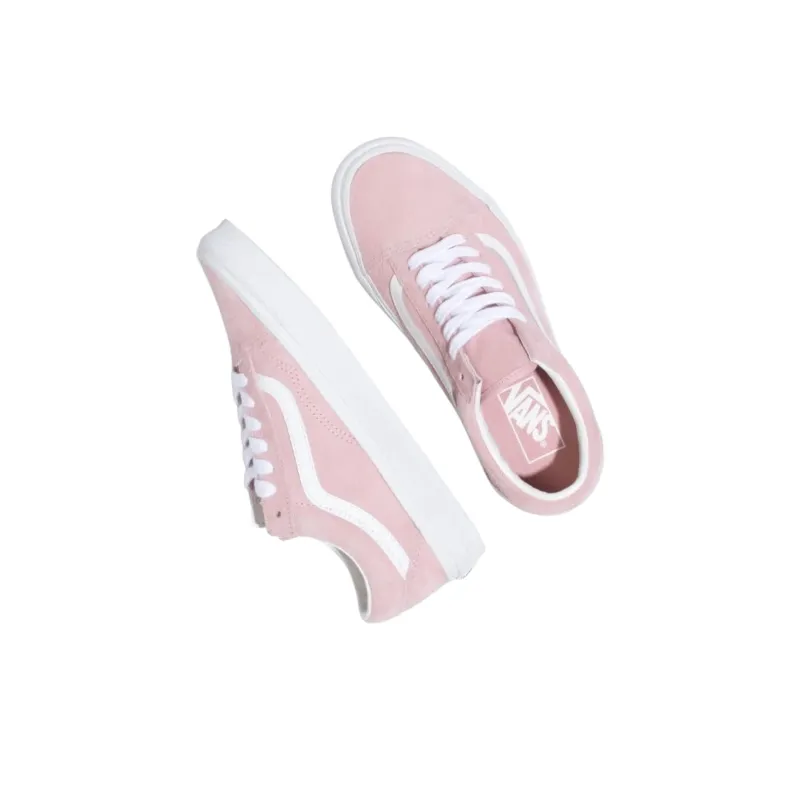 Vans Old Skool Anti Slip Wear Resistant Low Top Skateboard Shoes Unisex Pink-2