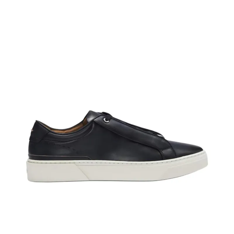 HUGO BOSS Low Top Skateboard Shoes Men's Dark Blue-1