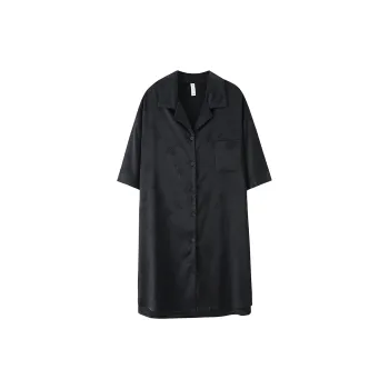 Qin Jing Nightgown Women's Black