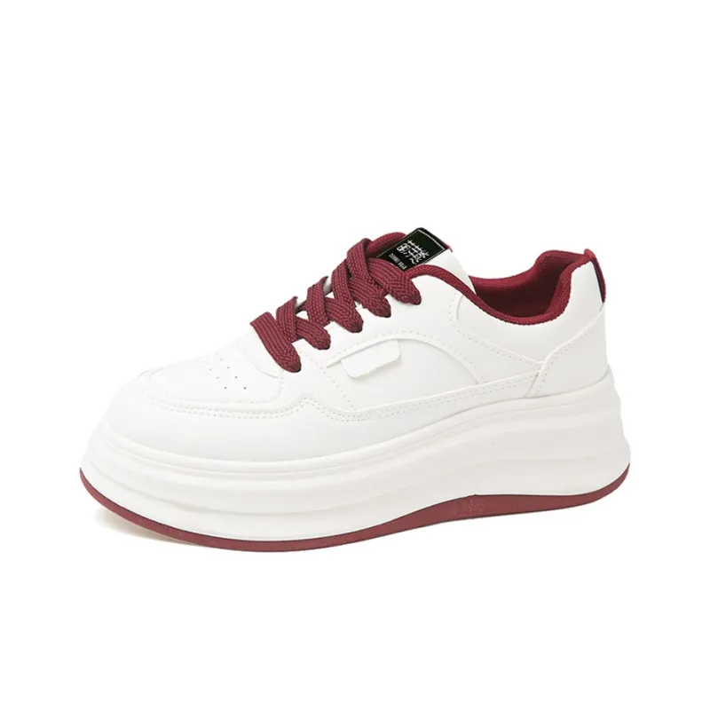 Budding Bear Anti-Slip And Wear-Resistant Height Increasing Low-Top Skateboard Shoes Women's-6