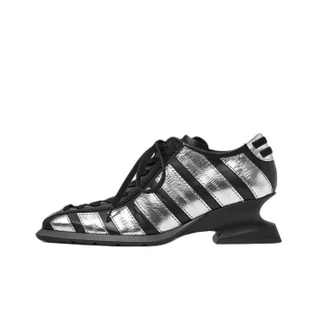 MIISTA Goldie Silver Low-Top Casual Shoes Women's Black