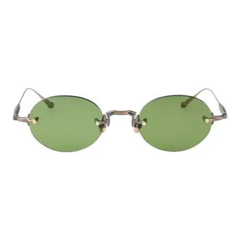 Matsuda Rimless Oval frame Sunglasses