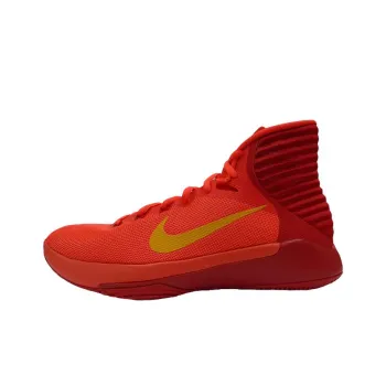 Nike Prime Hype DF Anti Slip Wear Resistant Low Top Basketball Shoes Men's Red
