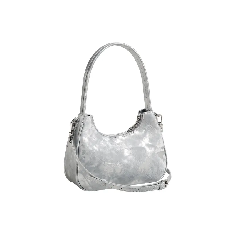 AILUXI Synthetic Leather Shoulder Bag Crossbody Bag Regular Women's Galaxy Silver-2