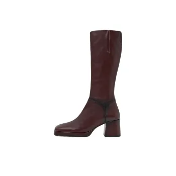MIISTA Maple Ankle Boots 6cm Women's Red Brown
