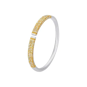 FUYUFU 999 Fine Silver Bangles Women's