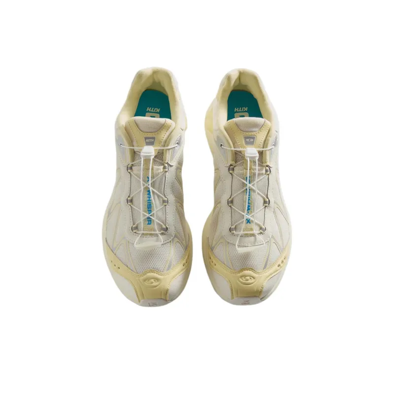 KITH x SALOMON XT-WHISPER Anti-Slip Wear-Resistant Low-Top Running Shoes Unisex Vanilla White-4