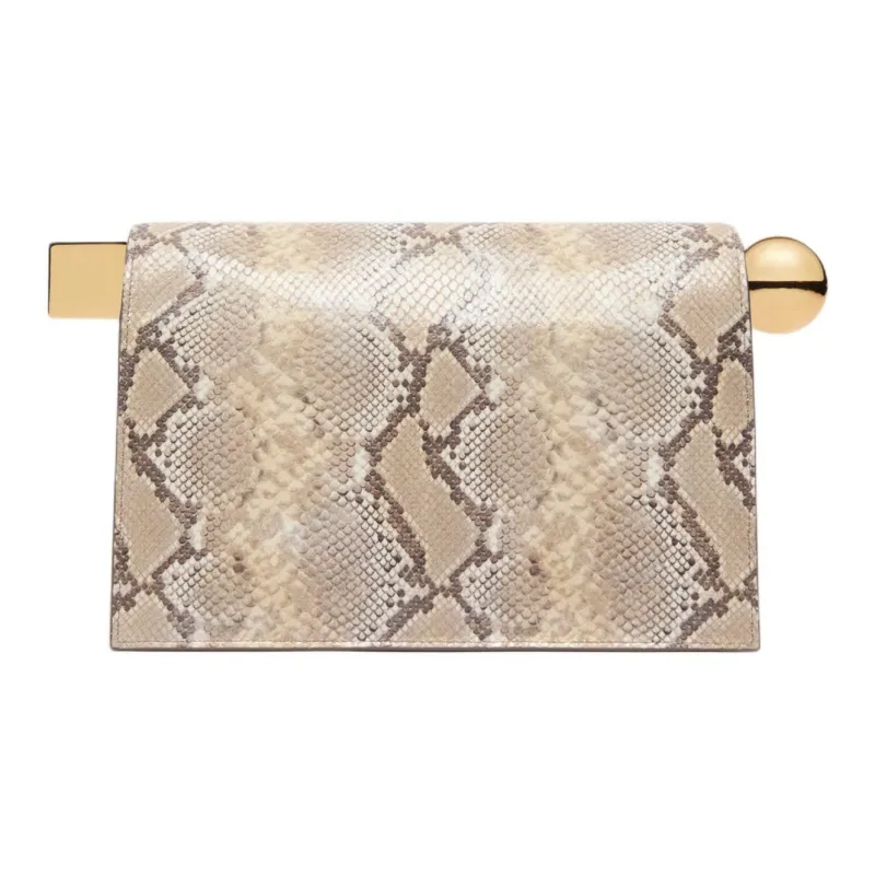 Jacquemus Goat Leather Clutch Regular Women's Light Umber-3