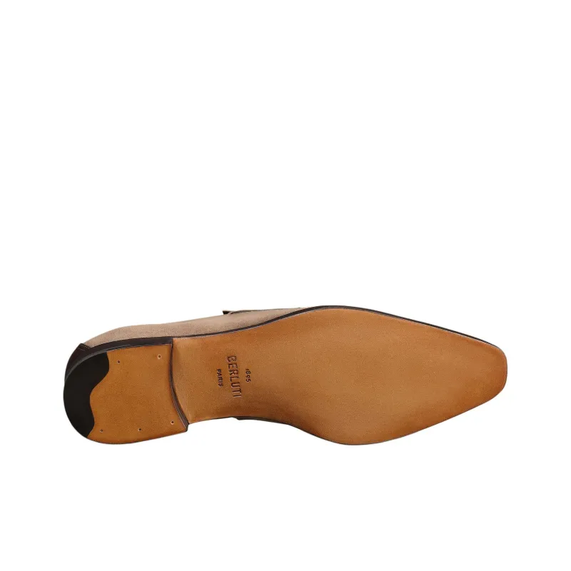 BERLUTI Andy Demesure Flex Camoscio Loafers Men's Umber-3