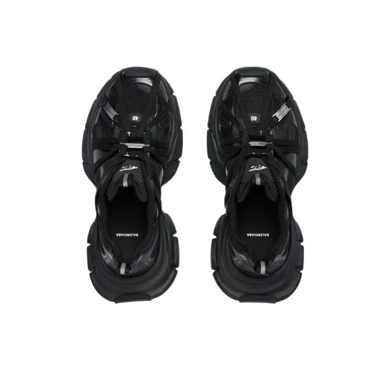 Balenciaga 3XL Low Top Chunky Sneakers Men's Black-5