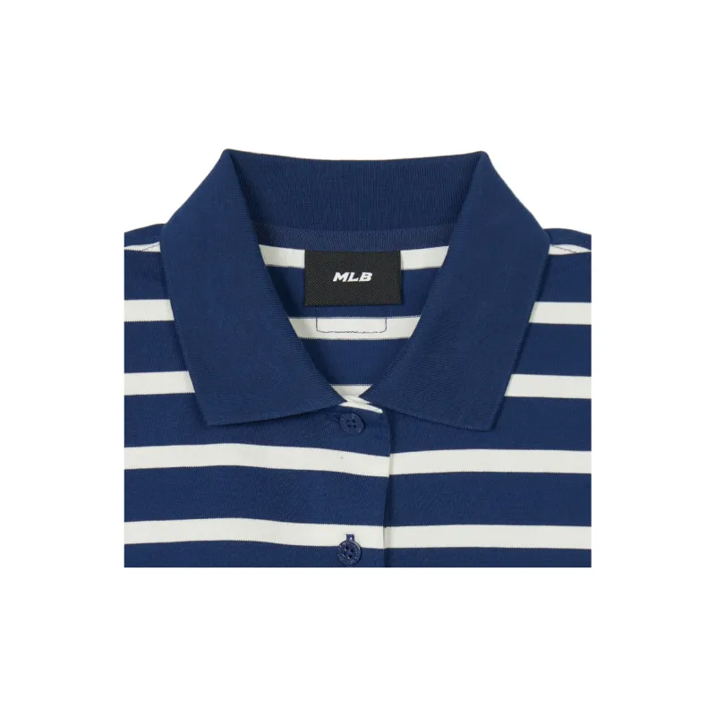 MLB New York Yankees Polo Shirts Women's Blue-4