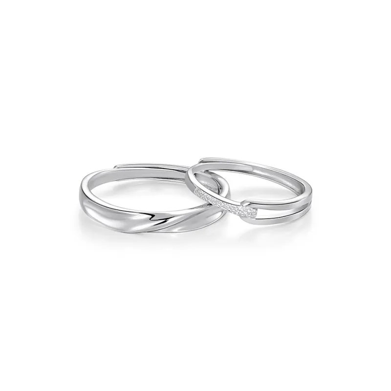 SINO GEM S925 Silver Rings Unisex-0