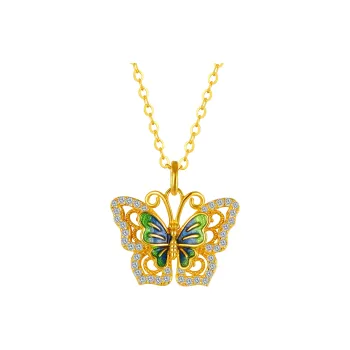 Golden Bliss S925 Silver Necklaces Women's