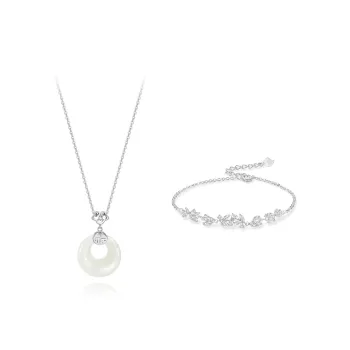 KUMET Chalcedony Necklaces Women's