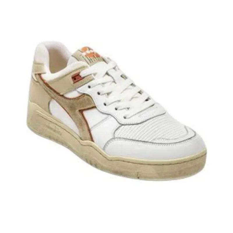 Diadora B.560 Anti Slip Wear Resistant Low Top Casual Shoes Men's White-2