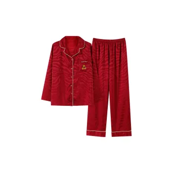 Jovini Pajama Set Women's Gift Box Set Red