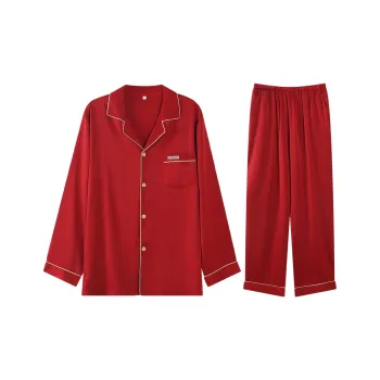 Jovini Pajama Set Men's Gift Box Set Red