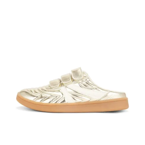 STEVE MADDEN Wrap-toe Slippers Women's Gold